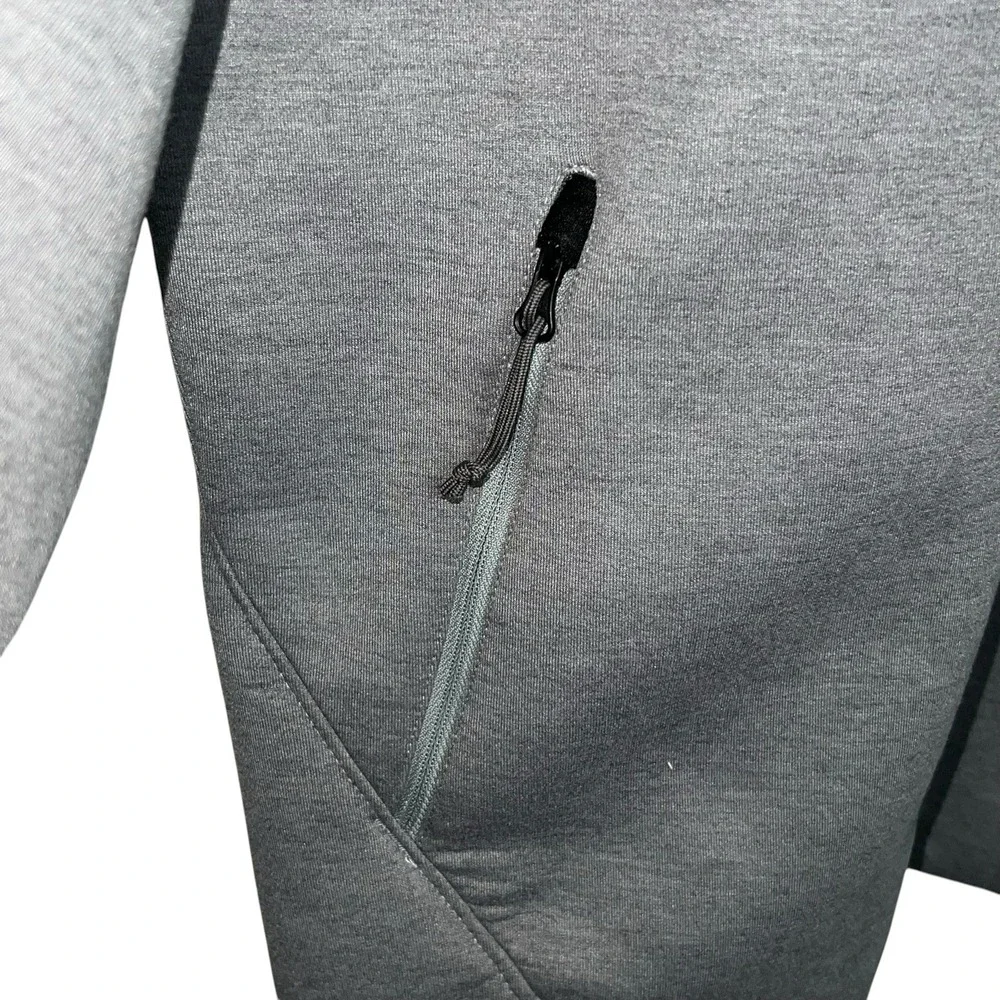 The North Face Thermal 3D Full Zip Jacket Mens‎ Size Large Gray & Black NF0A2TDD